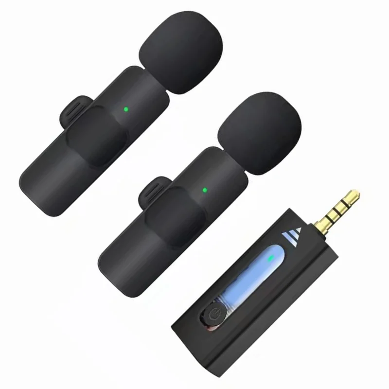 Microfone de Lapela Sem Fio De 3,5 Mm Para Câmera - K35