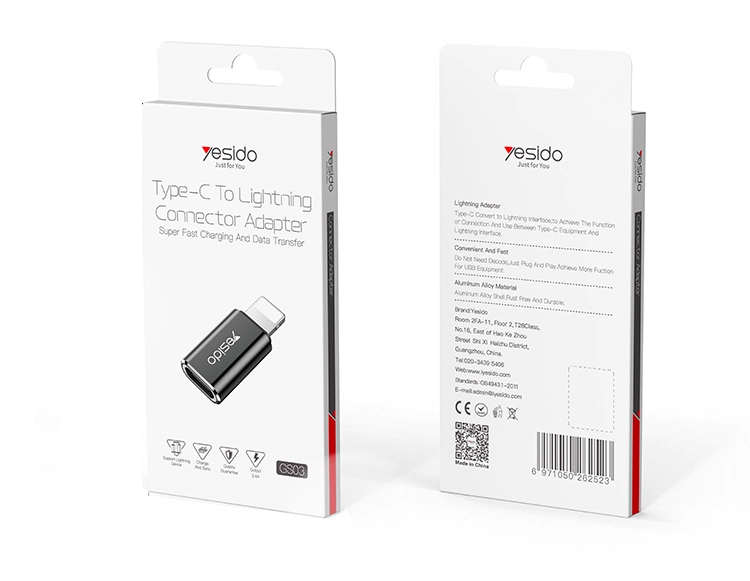Adaptador Lightning para TYPE-C