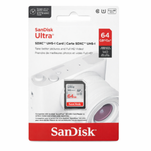 Cartão SD Sandisk 64 GB Ultra SDXC UHS-I 140mbs