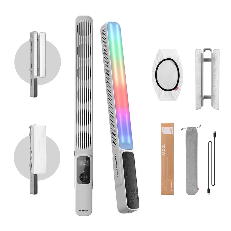 Bastão de LED RGB Zhiyun Cinepeer CF100 100W Combo