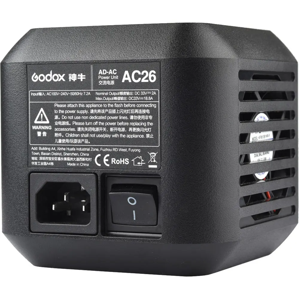Godox AC26 Adaptador de AC para Bateria AD600 PRO