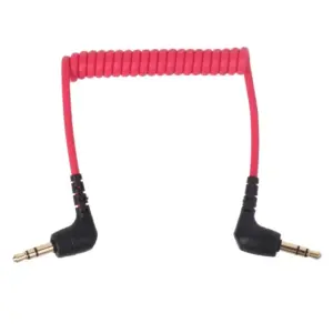 Cabo Espiral TRS 3.5mm para Microfones