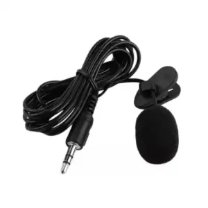 Microfone de Lapela Com Fio