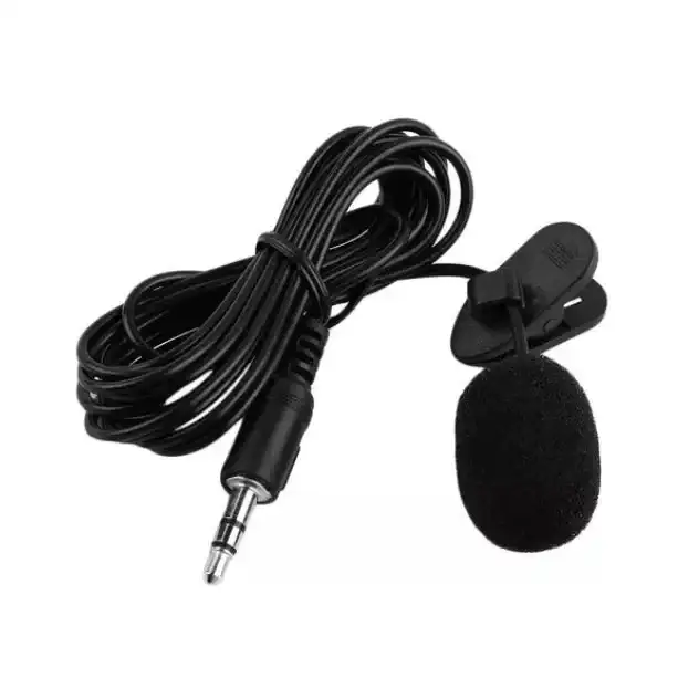 Microfone de Lapela Com Fio