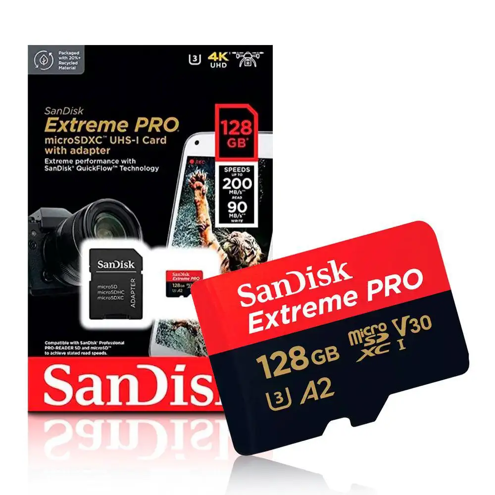 Cartão MicroSD 128GB Extreme PRO