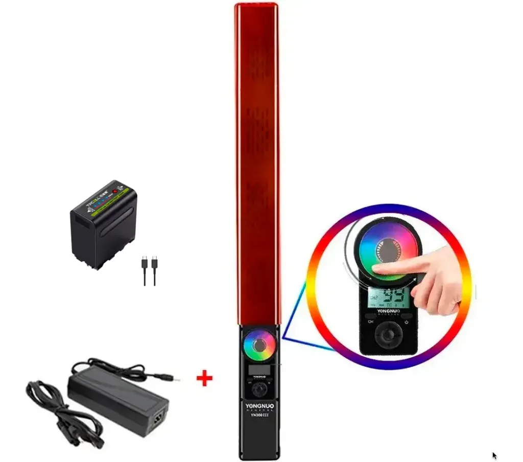Bastão de LED Yongnuo YN360 III RGB 3200K–5500K