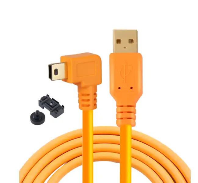 Cabo de transferência USB para Mini-USB - 5 metros