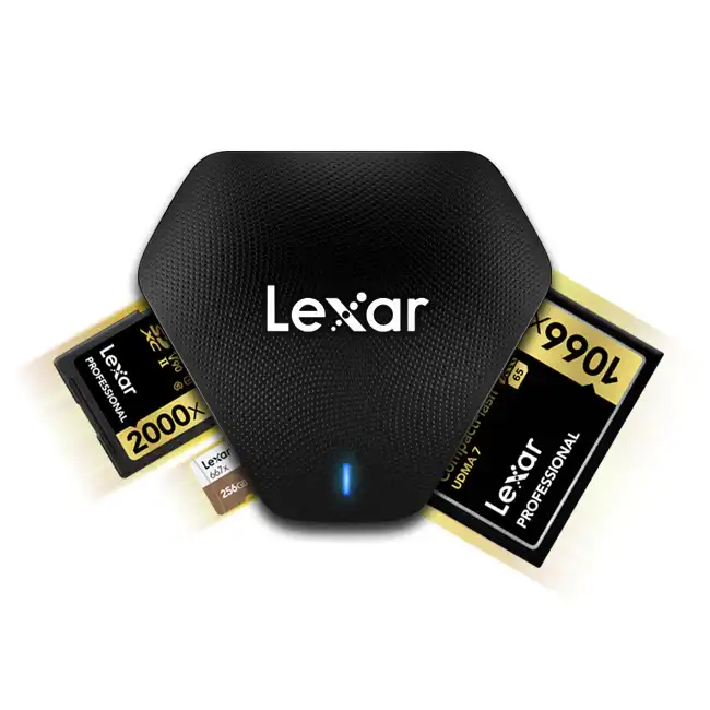 Leitor de Cartão Lexar 3 em 1 USB 3.1