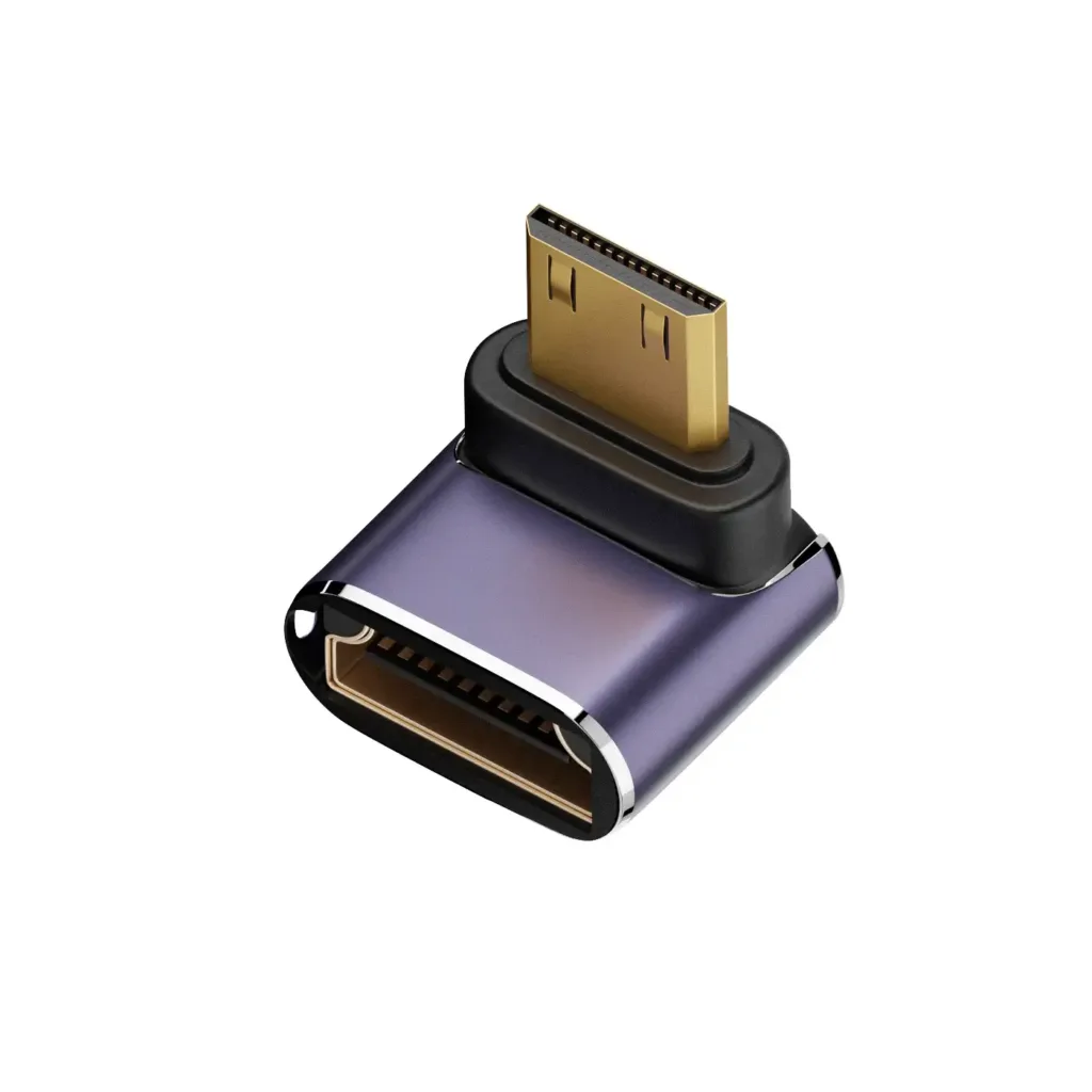 Adaptador Mini Hdmi Para Hdmi 90º 8k 60hz 2.1