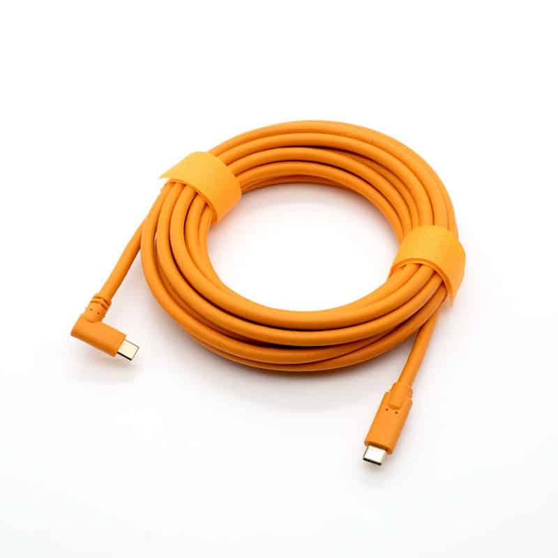 Cabo de transferência USB-C para USB-C Elbow – 5 metros