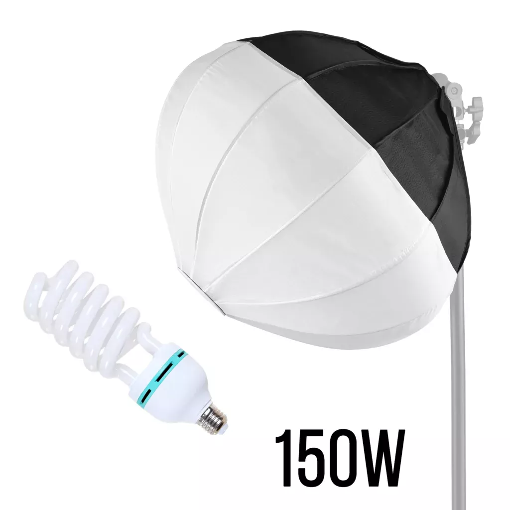 Kit de Iluminação Softbox Lantern Balão Chinês 150W 5600K