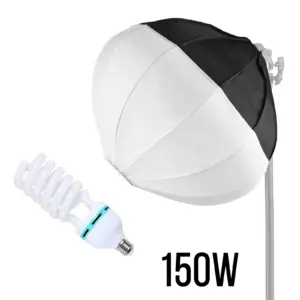 Kit de Iluminação Softbox Lantern Balão Chinês 150W 5600K