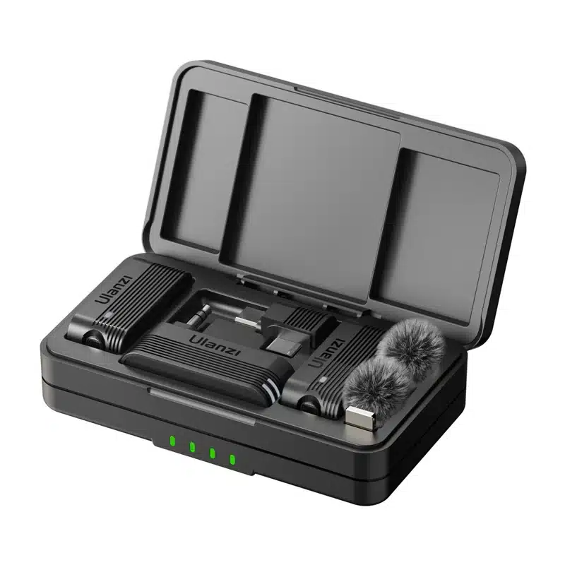 Microfone Duplo de Lapela Sem Fio Ulanzi A100 USB-C