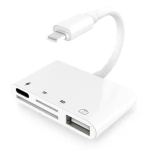 Leitor Lightning Cartão SD, TF e USB 3.0