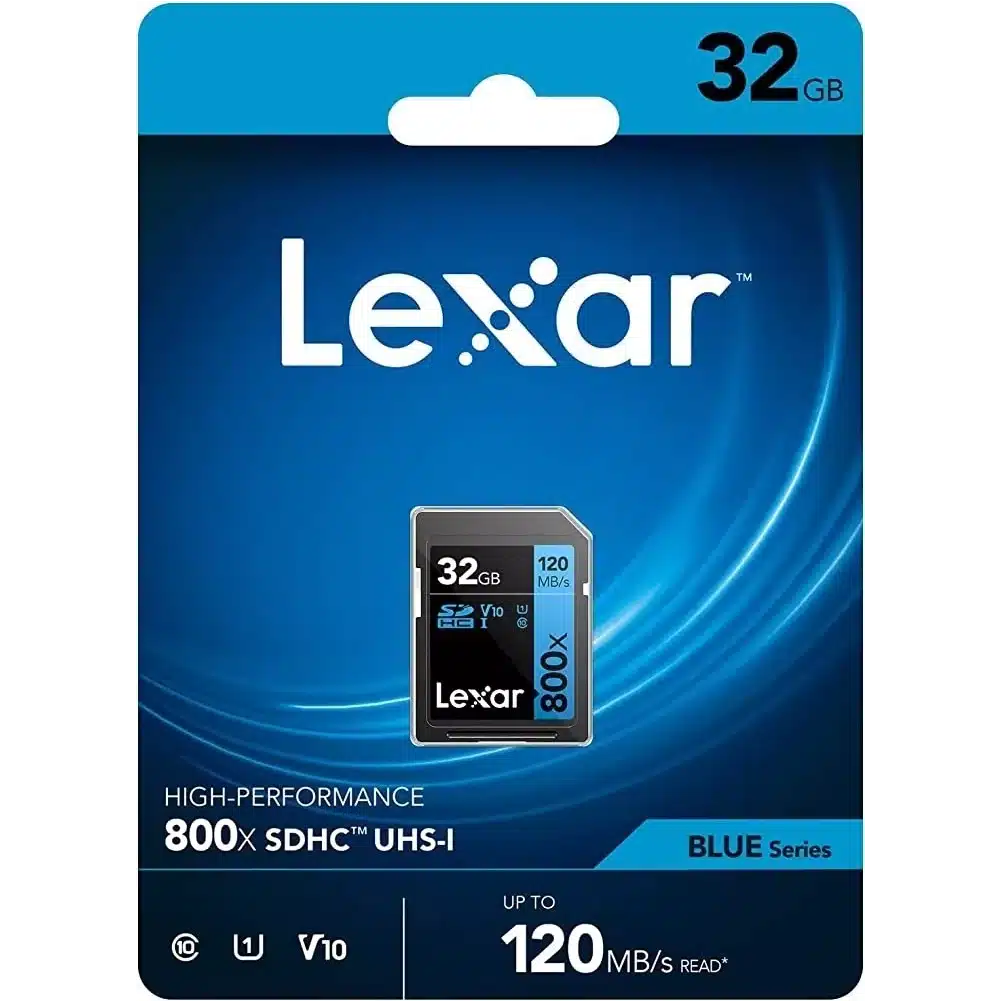 Cartão SD Lexar 32gb x800 150 MB/s
