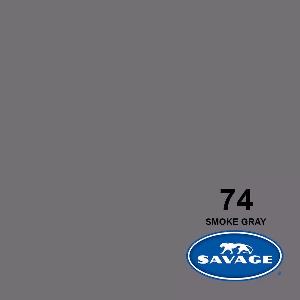 Fundo Papel Smoke Gray Seamless Savage – 2,72 x 11m – Made USA