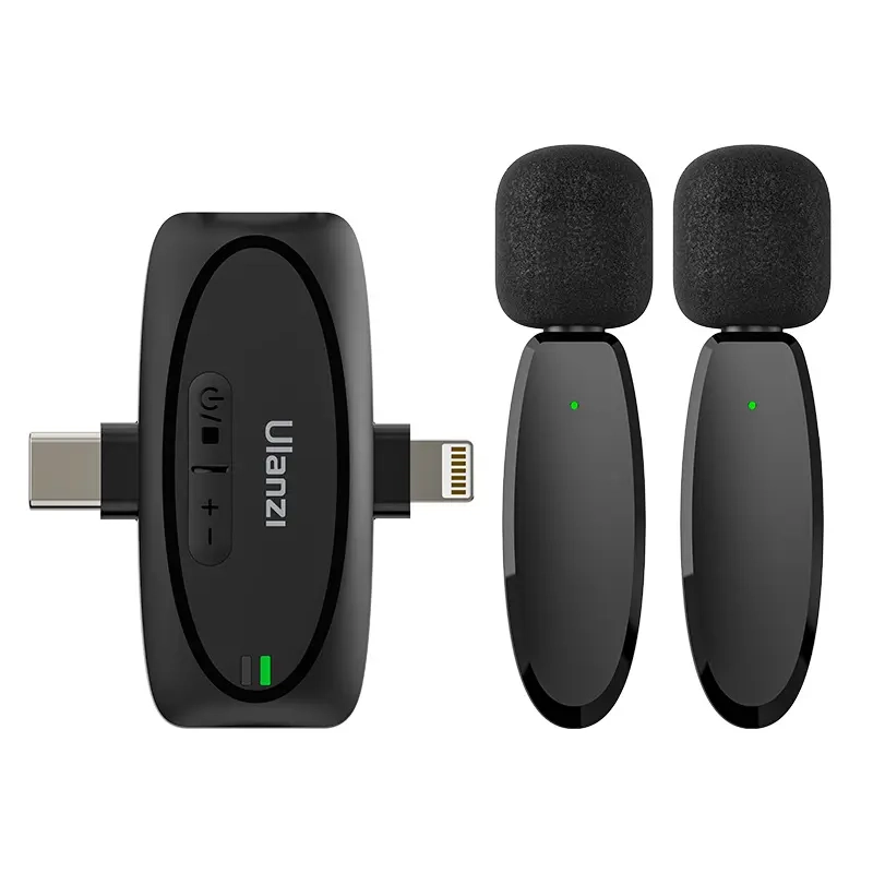 Microfone Duplo Sem Fio Ulanzi V6