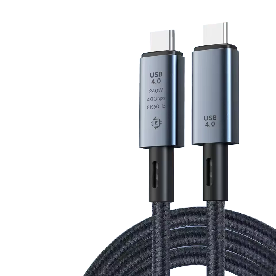 Cabo USB4.0 Tipo-C 240W 40Gbps