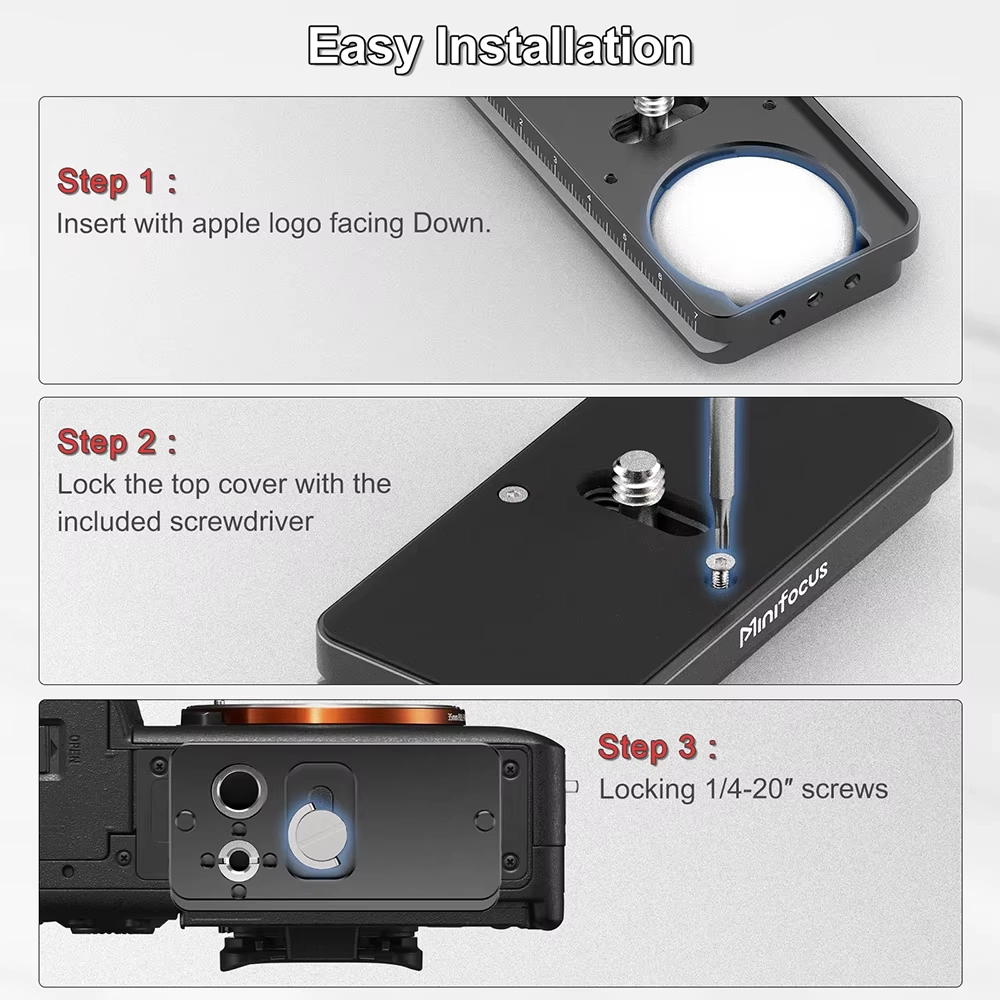 Plate para Câmera Minifocus S4403 para AirTag_1