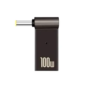 Adaptador USB-C Fêmea para DC 12V (5.5x2.5mm) – Corpo em Alumínio