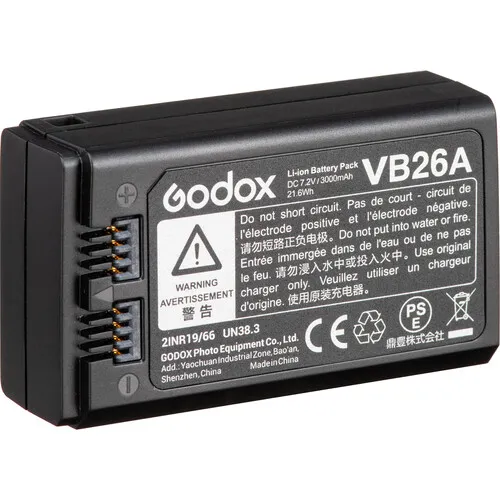 Bateria Godox VB26A para Flash V1 e V860III (21.6Wh)