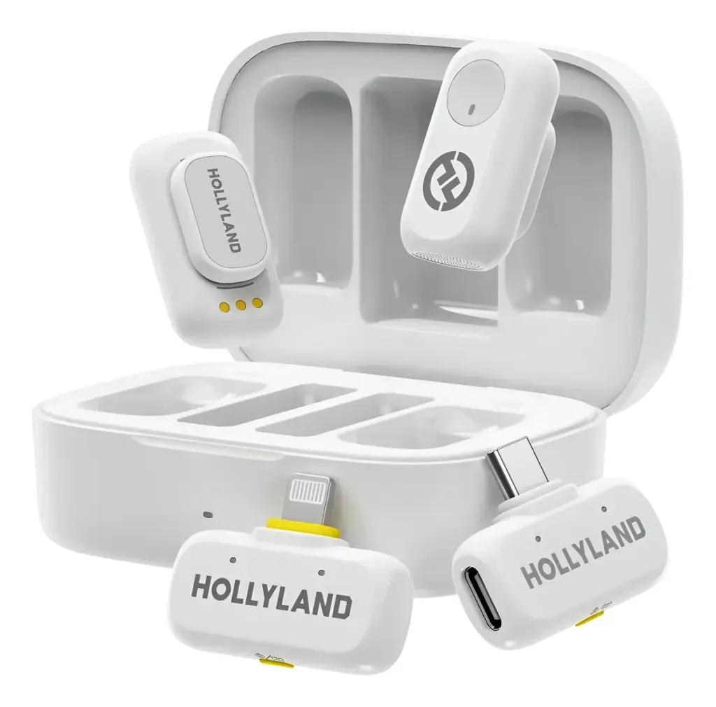 Microfone Hollyland Lark A1 Combo Branco