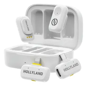 Microfone Hollyland Lark A1 Combo Branco