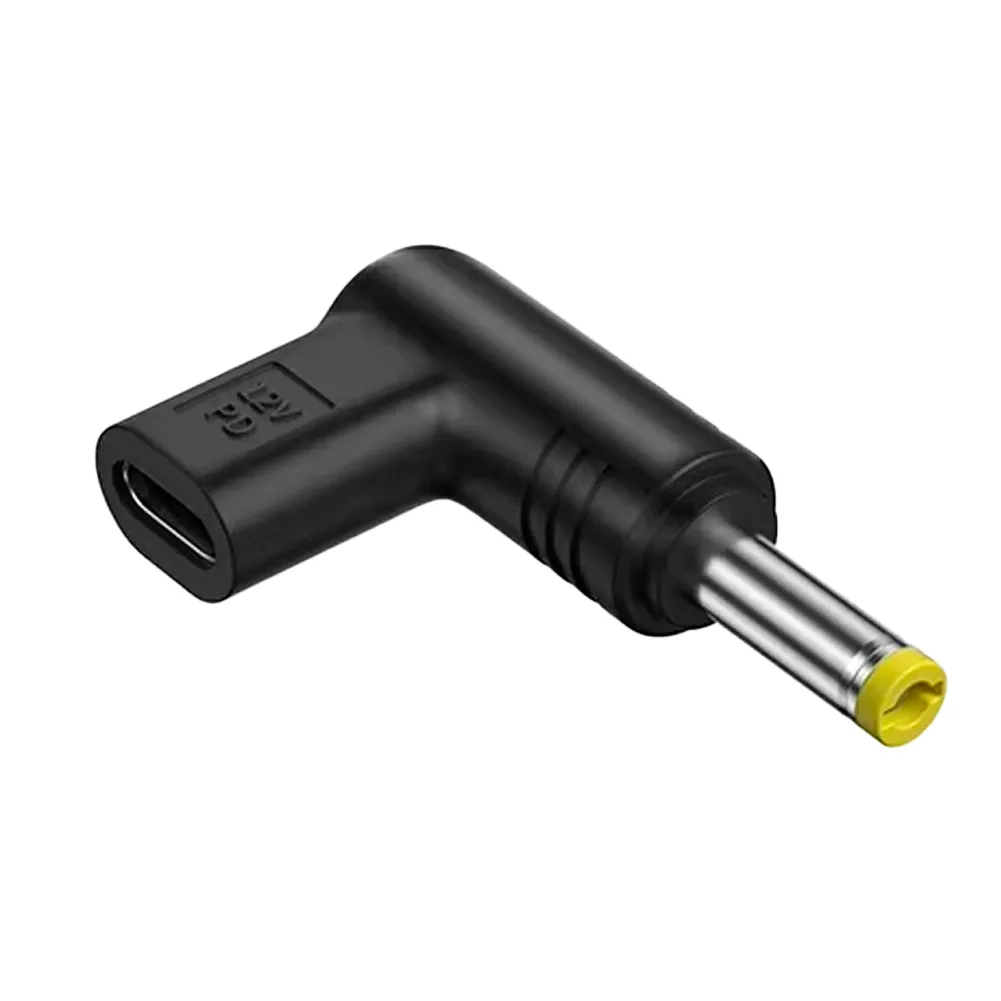 Adaptador USB-C Fêmea para DC 12V (5.5x2.5mm)