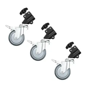 Kit de Rodinhas Greika LSW22M para Tripé de Iluminação