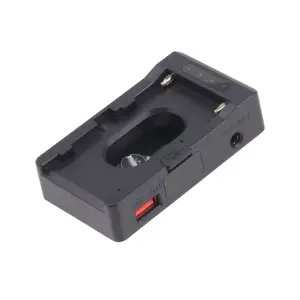 Plate Adaptador de Bateria NP-F970 USB