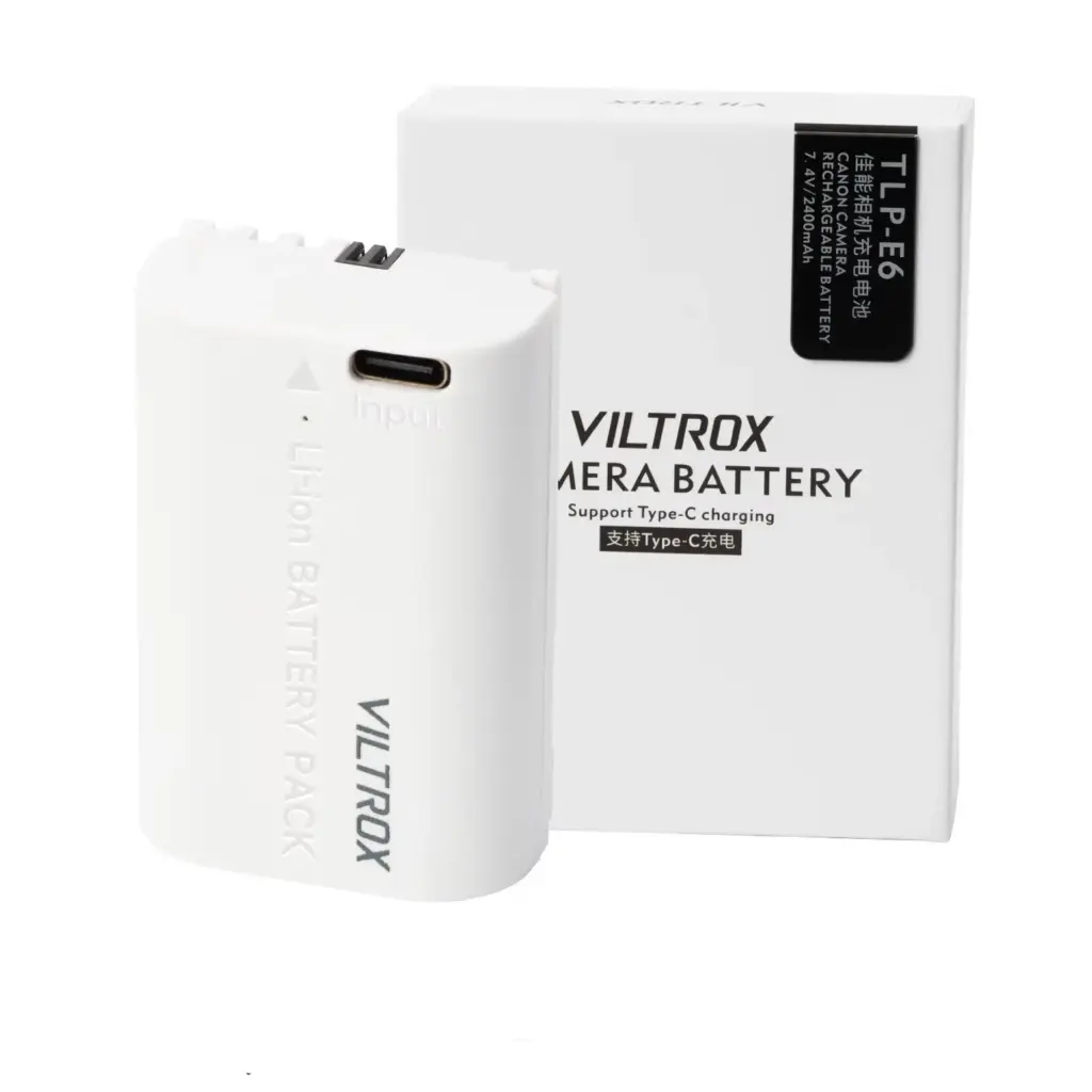 Bateria Viltrox T LP-E6 USBC 2400mAh