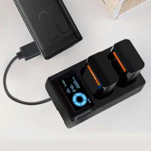 Carregador Duplo USB para Bateria Nikon EN EL15