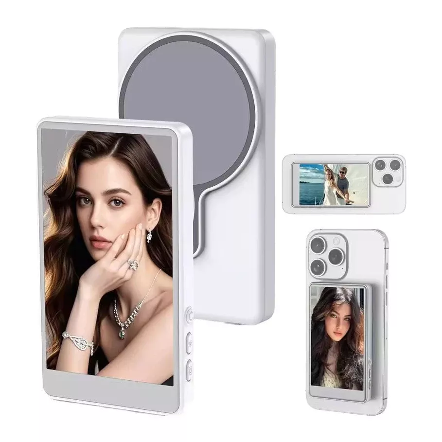 Monitor Tela de Selfie para Smartphone 4” com Espelhamento Monitor Tela de Selfie para Smartphone 4 com Espelhamento
