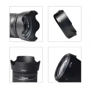 Parasol para Lente Canon EW-63C (Encaixe Baioneta) 4 Parasol Para Lente Canon EW63C