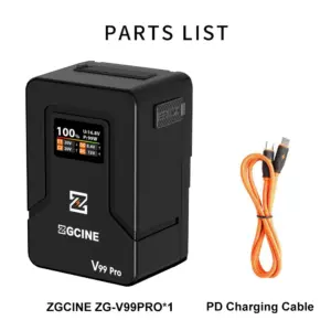 Bateria V-Mount ZGCINE ZG-V99 Pro 5 V MOUNT ZGCINE V99 PRO 5