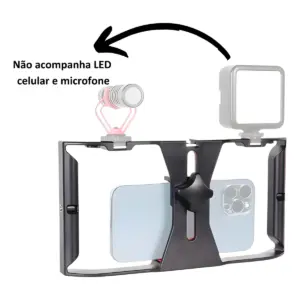 Suporte Rig Gaiola Universal para Celular 6 gaiola cage celular universal 4