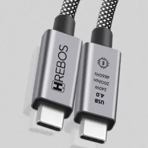 Cabo Hrebos Premium Ultimate Cable CB 375C 240W USB 4.0 4