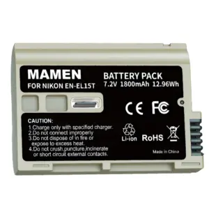 Bateria Mamen EN EL15 USB C para Cameras Nikon 2