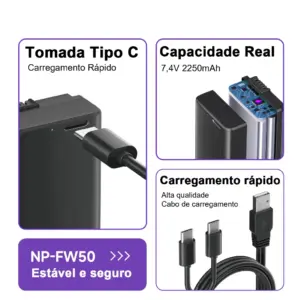 Bateria PALO NPFW50 USBC