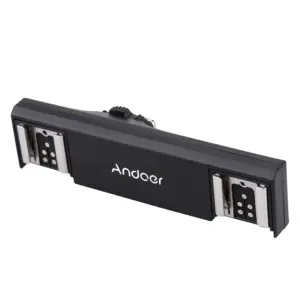 Divisor de Sapata Dupla Andoer para Flash 2