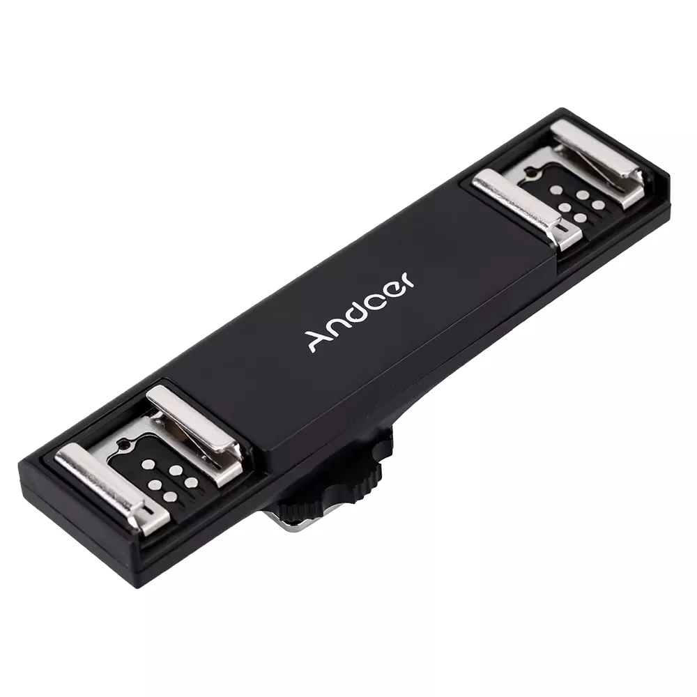 Divisor de Sapata Dupla Andoer para Flash