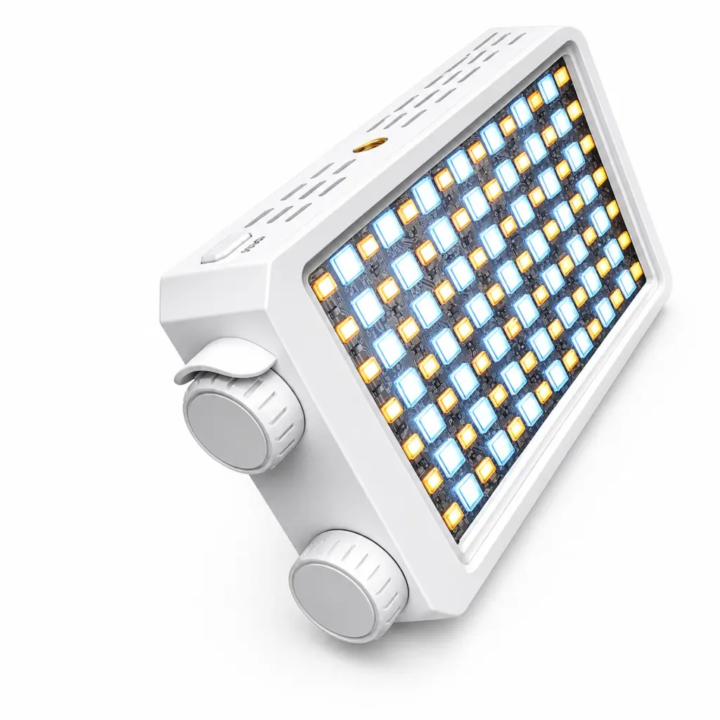 Mini Luz de Led Portátil Branco Bi-Color