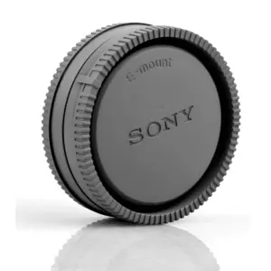 Tampa do Corpo Câmera Sony + Tampa Traseira Lente Sony E-Mount