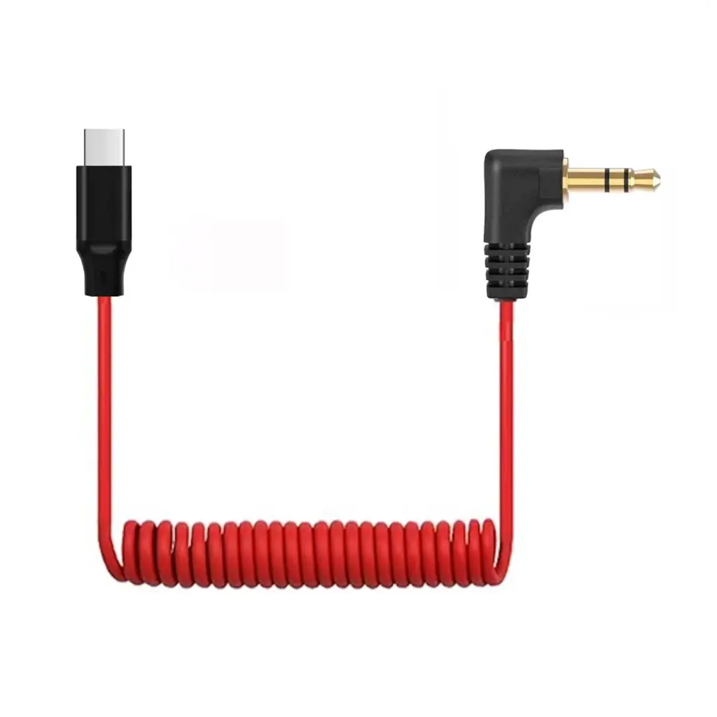 Cabo USB-C para 3,5 mm TRS para Microfones Sem Fio
