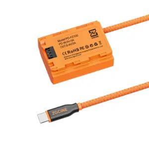 Dummy Battery NP FZ100 USB C ZGCINE 1