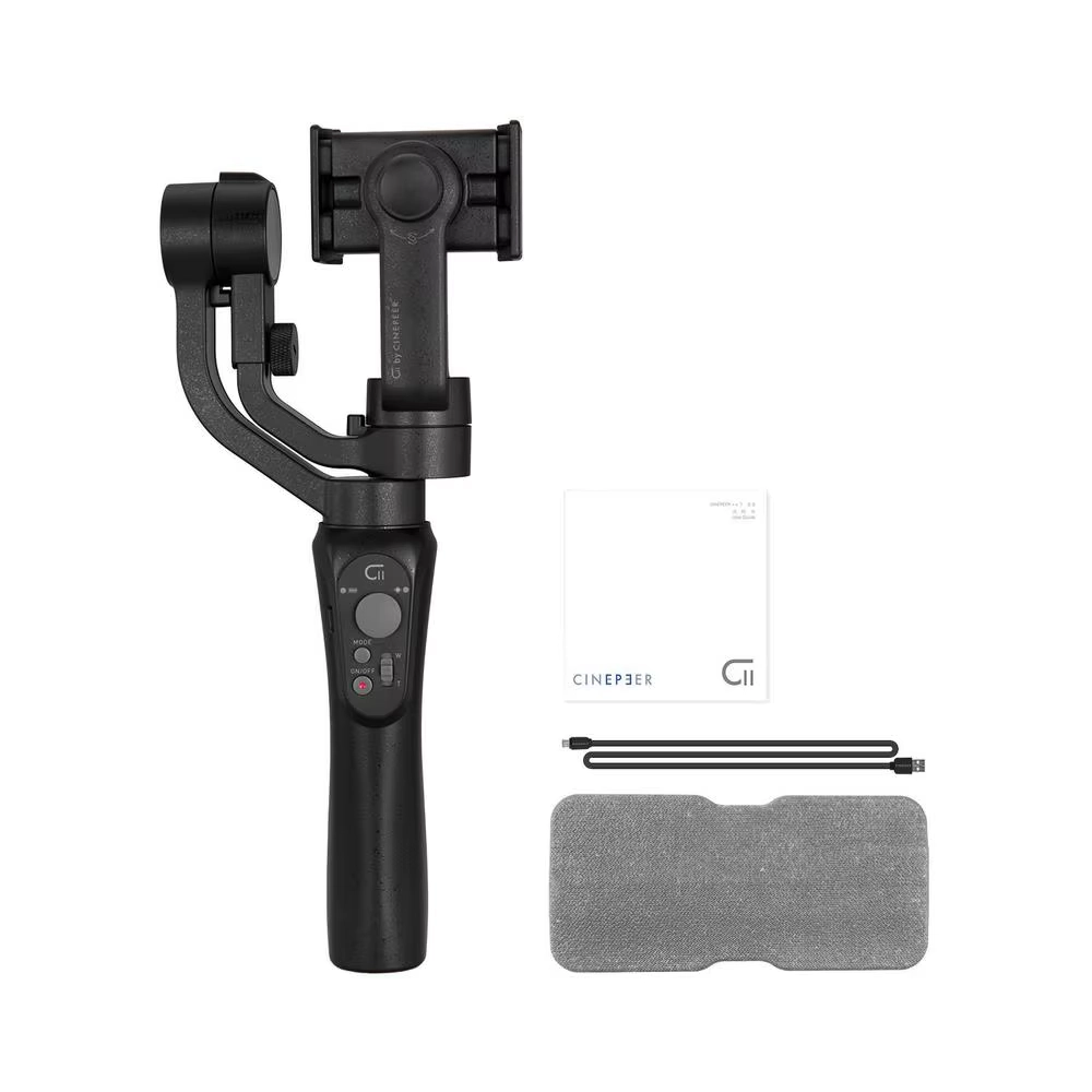 Estabilizador Gimbal para Smartphone Zhiyun Cinepeer C11 3 Eixos_4 Estabilizador Gimbal para Smartphone Zhiyun Cinepeer C11 3