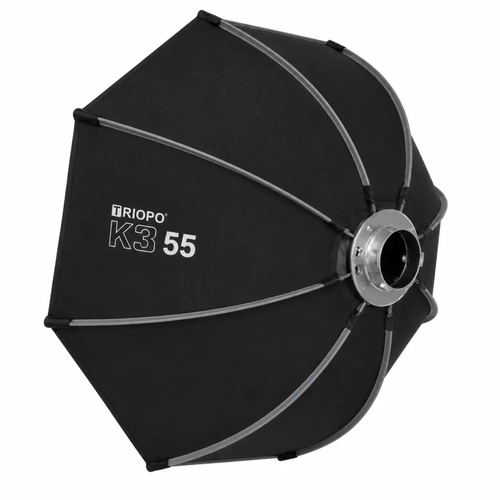 Softbox Octabox TRIOPO K3-55 Quick Release com Grid
