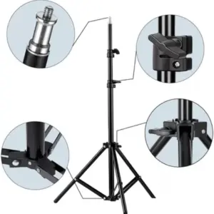 Softbox 50x70 com lapada e tripe 3
