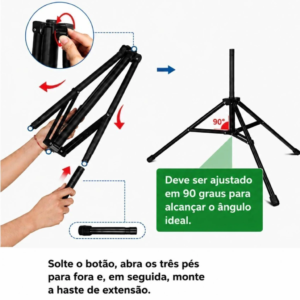 Suporte para Fundo Infinito Greika FT-2430 Portátil Desmontável com Bolsa — 2,40 m x 3 m 5 Suporte Fundo Infinito Greika FT 2430 Portatil Desmontavel Com Bolsa 3