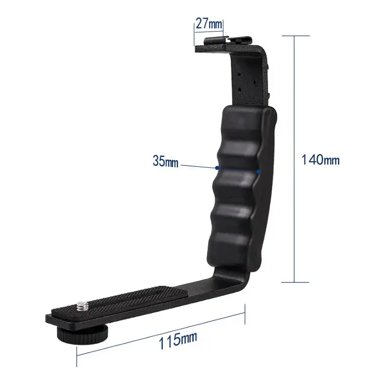 Handle Lateral para Gimbal com Encaixe para LED e Acessórios_4 Handle Lateral para Gimbal com Encaixe para LED e Acessorios 4